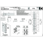 Bisagra Invisible Autocentrante K2700 Cr.sat  Autocentrante. 60Kgs/3B. 120X76Mm.