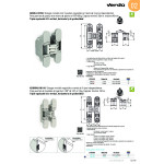 Bisagra Invisible Autocentrante K2700 Cr.sat  Autocentrante. 60Kgs/3B. 120X76Mm.