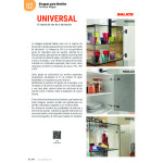 Bisagra Universal Apertura 110º Para Puertas Fenólicas