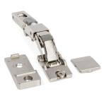 Bisagra Universal + Para Puertas Fenólicas 110º Con Cierre Amortiguado