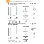 Kit Puerta Kanda Sp10 Lac.blanco 2,60M (2 Perfiles, 2 Angulos, Ruedas Y Polipelo.)