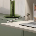 Compás Kraby Desk Descendente L355 Acabado Gris