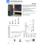 Pie Nivelador Rekord Tech H32 B/Rect.  Regulable 10Mm Max. Base Rectangular.