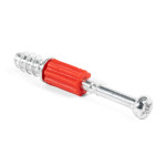 Tirante Excéntrica Rosca Madera 7-42 I34 Zincado-Rojo (100 uds.)