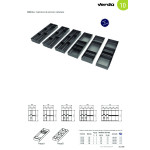 Cubertero Aluminio Modula 2+1 M600 Acabado Antracita
