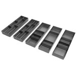 Cubertero Aluminio Modula 2+3 M900 Antrac.