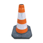 Cono Señalizacion Pvc Fluor 50Cm