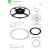 Bastidor Plato Giratoria Retorno 250X250 Negro D600Mm