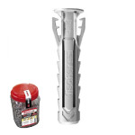 Bote Taco Fischer Sx Plus 8X40 400Unds Para Tornillos De 4,5-6Mm