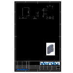 Soporte Sin Teton Para Perfil Aluminio Modelo Tura
