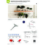 Placa Opcional De Refuerzo Con Tornillo Para Pared Triade Pro Mini