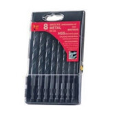 Estuche Broca Hss Din-338 1/4 8 Piezas 3-4-5-6-7-8-9-10Mm