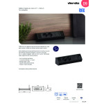 Regleta Esquinera Casia 2 Con 2Xtt + Usb A/C: Eficiencia Y Estilo En Tu Cocina
