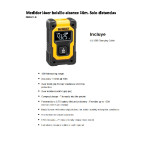 Medidor Laser Bolsillo Dw055Pl-Xj, Mide Hasta 16M