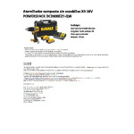 Atornillador Dewalt 18V Powerstack Li-Ion