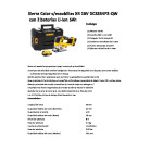 Sierra Calar Dewalt 18V 5Ah Dcs334P2-Qw