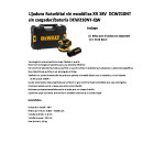 Lijadora Rotorbital Ø125 18V Dcw210Nt-Xj