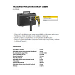 Taladro Percutor 1100W Stanley Fmeh1100K-Qs