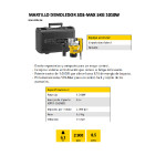 Martillo Demoledor Sds-Max 5Kg 1010W Stanley Fme360-Qs