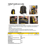 Mochila Denier Con Ruedas Stanley Fatmax 24,5L 20Kg 1-79-215