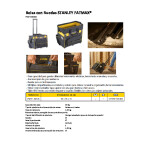 Bolsa Rígida Con Fmst1-80148. Semirrígida. Tejido Sintético. Capacidad 20Kg - Stanley
