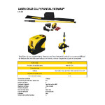 Kit Laser Cruz Cli Con Puntal Fatmax Autonivelante Stanley 1-77-123