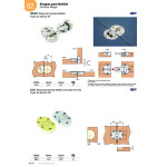Bisagra Para Puertas Abatibles Embutir 35Mm Zamak Singer Niquelado