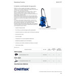 Aspirador Nilfisk Multiposición Ii 30 T Eu Bricolaje.1400W.30 Litros.