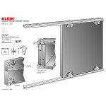 Juego De Accesorios Para Puerta Corredera Estandar Roll-42 3144. Marca Klein