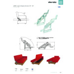 Bisagra Sofa-Cama Japon 103º-180º Zincado