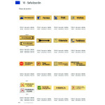 Placa Aluminio Oro 150X45"P.otr.puerta"D Por La Otra Puerta Derecha