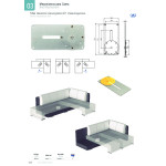 Mecanismo Giratorio Asiento/Sofa Tuna Gira 90º. Medidas 410X190X14Mm.