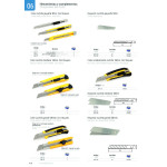 Cutter 9Mm Bloqueo Auto. Tajima Inoxidable Con 2 Cuchillas De Recambio. Mod.lc-301.