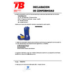 Guante Soldador Mig Crupon Azul Pulgar Reforzado  960 Proxima Talla-9 (5 uds.)