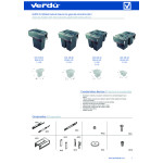Cubo Basura Block 2.0 M600 2X18L. Antrac  Altura Reducida.