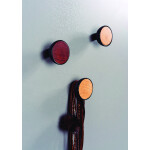 Percha Bol Ø45 Negro Mate/Blanco Mate (12 uds.)