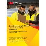 Media Mascarilla Secure-Click Hf-802Sd Mediana 3M Con Diafragma De Comunicacion