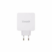 Cargador USB Pared TooQ TQWC-2SC03WT Blanco 48 W
