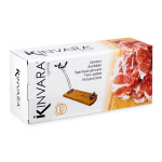 Jamonero de Madera Kinvara JWHH-3014 Natural Metal Bambú 47 x 16,5 x 36 cm