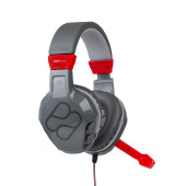 Auriculares FR-TEC Samus Negro Rojo Gris