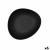 Plato Hondo Bidasoa Fosil Negro Cerámica Ovalado 22 x 19,6 x 4,5 cm (6 Unidades)