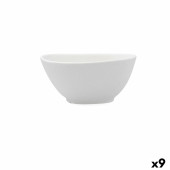 Cuenco Bidasoa Fosil Blanco Cerámica Cuadrado