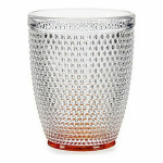 Vaso Vivalto P00409ZD/BHA6 AMBER Transparente Ambar Vidrio Puntos 300 ml (6 Unidades)