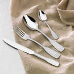 Cucharillas de Café Amefa Vieux Paris Satine Metal Acero Inoxidable Café 12 Unidades