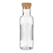 Botella Pasabahce Hoop Transparente Natural Corcho Vidrio 1,07 L