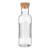 Botella Pasabahce Hoop Transparente Natural Corcho Vidrio 1,07 L