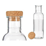 Botella Pasabahce Hoop Transparente Natural Corcho Vidrio 1,07 L