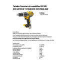 Taladro Percusión 18V Dcd796N-Qw