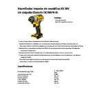 Atornillador Impacto 18V Xr Dcf887N-Xj