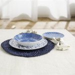 Set de Vajilla Bidasoa Aquilea Azul Cerámica 18 Piezas